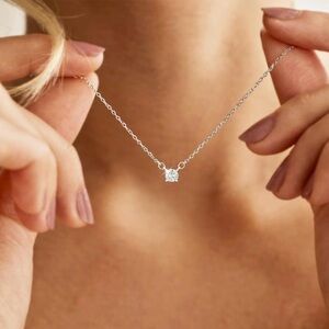 Gold Plated Silver Necklace with Pendant